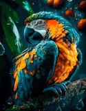 Haft Diamentowy Papuga Papugi Mozaika Diamond Paiting Zestaw Kreatywny 5D