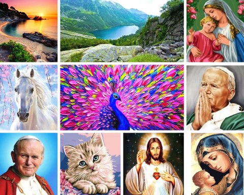 [30x40] HAFT DIAMENTOWY ANIOŁ ANIOŁEK CHRZEST ZESTAW 5D