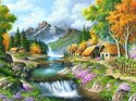 HAFT DIAMENTOWY DIAMOND PAITING MOZAIKA ZESTAW 5D GÓRY