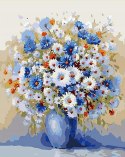 HAFT DIAMENTOWY DIAMOND PAITING MOZAIKA ZESTAW 5D KWIATY