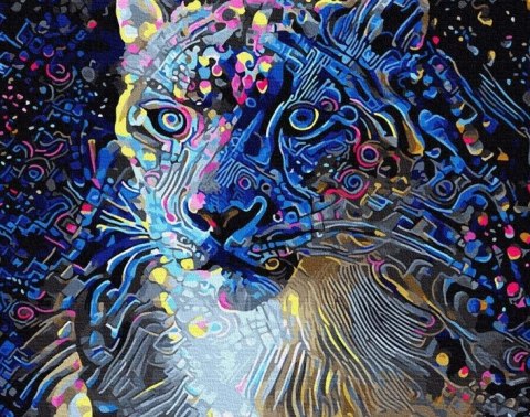 HAFT DIAMENTOWY TYGRYS KOLORY DIAMOND PAITING 5D