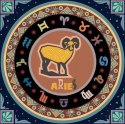 HAFT DIAMENTOWY 7D MANDALE ZNAK ZODIAKU BARAN