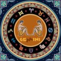 HAFT DIAMENTOWY 7D MANDALE ZNAK ZODIAKU BLIŹNIĘTA