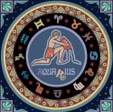 HAFT DIAMENTOWY 7D MANDALE ZNAK ZODIAKU WODNIK