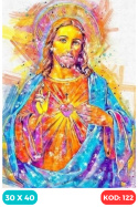 Diamond Painting Haft Diamentowy Jezus Zestaw 5D