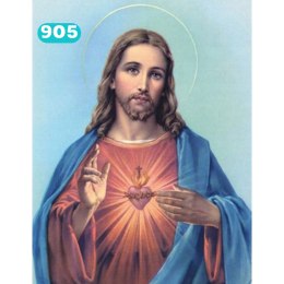 (50x40) Haft Diamentowy Diamond Painting Mozaika Jezus Serce Jezusa