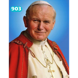 (50x40) Haft Diamentowy Papież Jan Paweł II Święty Mozaika Diamond Paiting Zestaw