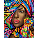HAFT DIAMENTOWY KOBIETA KOLORY MOZAIKA ZESTAW 5D