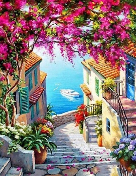 Haft Diamentowy Diamond Paiting Mozaika Diamentowa Malowanie diamentami  Hafty Diamentowe