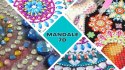 (30X40) Mandala 7D Jednorożec Haft Diamentowy Mozaika Diamond Painting Zestaw