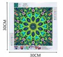 (30x30) Mandala 7D Słońce Księżyc Haft Diamentowy Mozaika Diamond Painting Zestaw