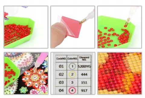 (30X40) Haft Diamentowy Kotek Kotki Diamond Painting Mozaika Zestaw