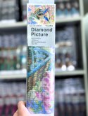 Haft Diamentowy Kwiaty Drzewo Ptaki Mozaika Diamond Paiting Zestaw 5D