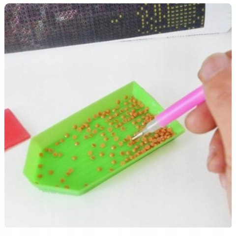 (30x40) Haft Diamentowy Kotek Kwiaty Mozaika Diamond Painting Zestaw Zwierzęta