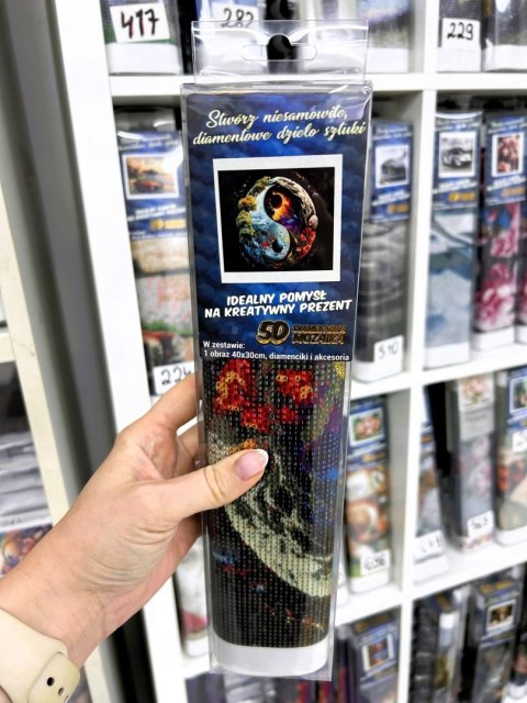 Haft Diamentowy Yin Yang Energia Mozaika Diamond Paiting Zestaw 30x40cm