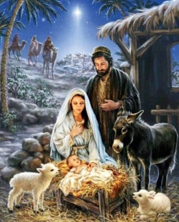 Haft Diamentowy Diamond Painting Mozaika Stajenka Jezus Maryja Józef