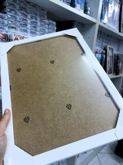 30x40 Biała Ramka Idealnie Dopasowana do Haftu Diamentowego z Naszej Oferty