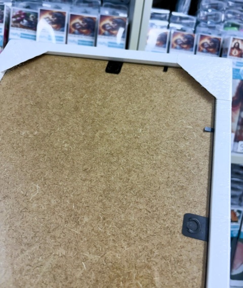 30x40 Biała Ramka Idealnie Dopasowana do Haftu Diamentowego z Naszej Oferty