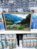 30x40 Brązowa Ramka Sonoma Idealnie Dopasowana Do Haftu Diamentowego Diamond Painting Mozaika