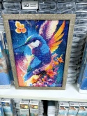 30x40 Brązowa Ramka Sonoma Idealnie Dopasowana Do Haftu Diamentowego Diamond Painting Mozaika