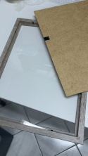30x40 Brązowa Ramka Sonoma Idealnie Dopasowana Do Haftu Diamentowego Diamond Painting Mozaika