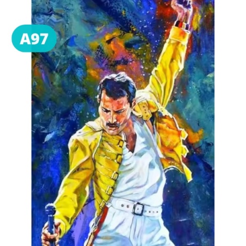Haft Diamentowy Diamond Painting Mozaika Freddie Mercury Queen Postać