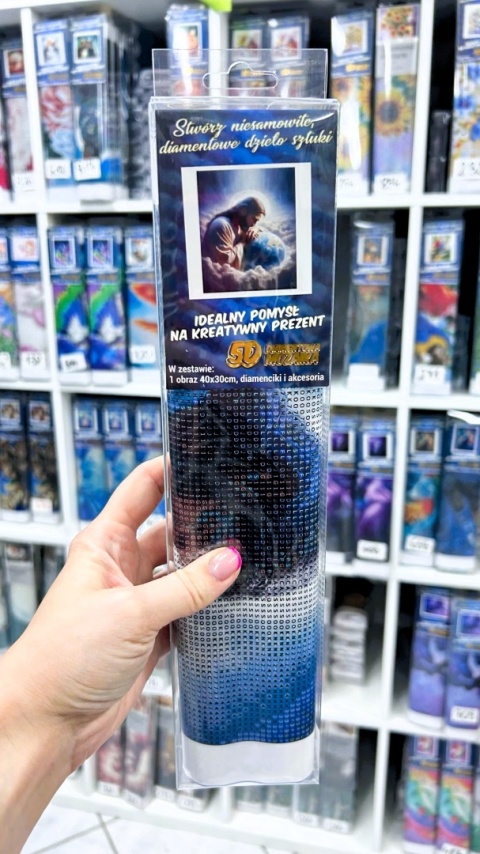 Haft Diamentowy Diamond Painting Mozaika Jezus Bóg Opatrzność Boża Religia