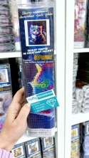 Haft Diamentowy Diamond Painting Mozaika Kot Kotek Kolorowy Galaxy