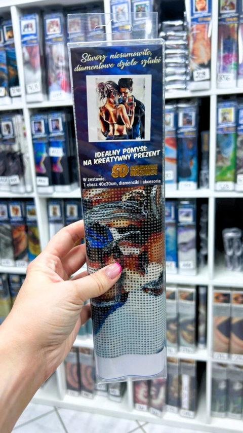 Haft Diamentowy Diamond Painting Mozaika Para Akt On i Ona