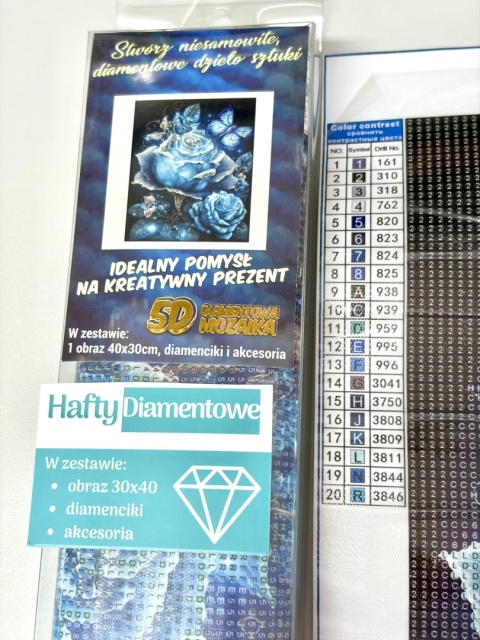 Haft Diamentowy Serce Plaża Diamond Painting Mozaika Zestaw Kreatywny