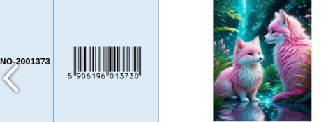 Haft Diamentowy Diamond Painting Mozaika Lis Liski Fantasy Galaxy dla Dzieci