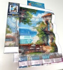 Haft Diamentowy Grecja Włochy Plaża Morze Mozaika Diamond Painting Zestaw