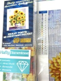 Haft Diamentowy Kwiaty Słoneczniki Diamond Painting Mozaika Zestaw 5D