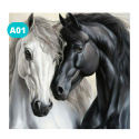 Haft Diamentowy Mozaika Diamond Painting Koń Konie Zwierzęta