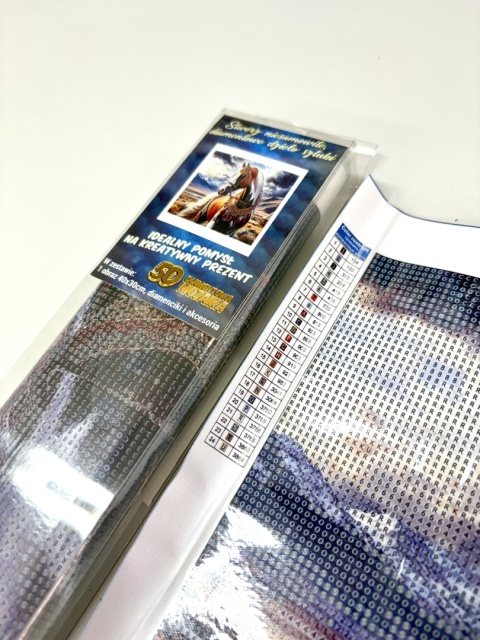 Haft Diamentowy Mozaika Diamond Painting Malowanie Diamentami Koń Konie