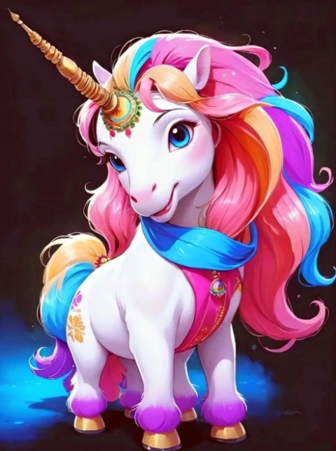 Haft Diamentowy Mozaika Diamond Painting Mozaika Jednorożec Dla Dzieci