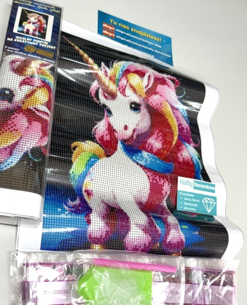 Haft Diamentowy Mozaika Diamond Painting Mozaika Jednorożec Dla Dzieci