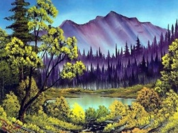 Haft Diamentowy Mozaika Diamond Painting Góry Krajobraz Pejzaż