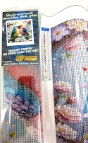 Haft Diamentowy Ptaki Papugi Kwiaty Mozaika Diamond Painting Zestaw