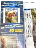 Haft Diamentowy Wiewiórka Drzewo Diamond Painting Mozaika Zestaw Kreatywny