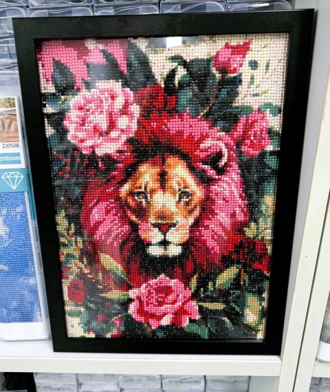 30x40 Czarna Ramka Idealnie Dopasowana do Haftu Diamentowego z Naszej Oferty