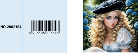 Haft Diamentowy Diamond Painting Mozaika Dla Dzieci Kobieta Dziewczynka Lalka Francuska