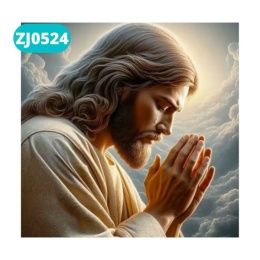 Haft Diamentowy Mozaika Diamond Painting Jezus Modlący się Chrystus