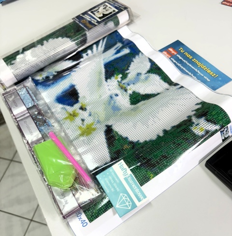 Haft Diamentowy Diamond Paiting Mozaika Diamentowa Malowanie diamentami  Hafty Diamentowe