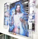 Haft Diamentowy Jezus Chrystus Serce Diamond Painting Mozaika Zestaw
