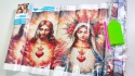Haft Diamentowy Maryja Jezus Matka Boska Rodzina Święta Diamond Painting Mozaika Zestaw