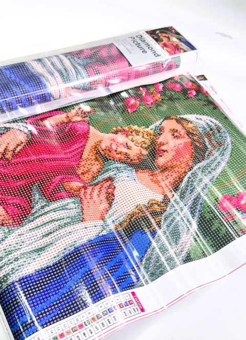 HAFT DIAMENTOWY MATKA BOSKA MARYJA Z DZIECIATKIEM