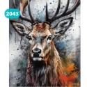 Haft Diamentowy Mozaika Diamentowa Malowanie Diamentami Jeleń Las Diamond Painting