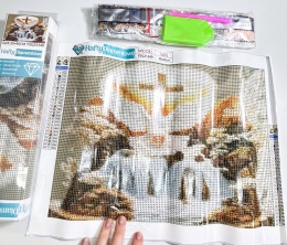 Haft Diamentowy Mozaika Diamond Painting Duch Święty Chrzest Komunia Bierzmowanie