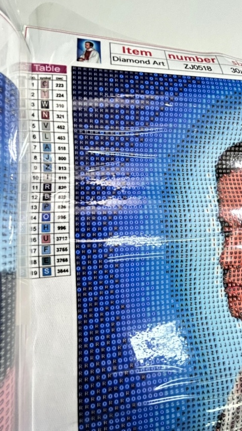 Haft Diamentowy Mozaika Diamond Painting Jerzy Popiełuszko Ksiądz